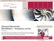 Tablet Screenshot of meinzahnarzt.biz